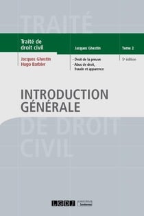 Traité de droit civil t.2 - introduction générale (5e édition)
