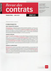 Revue des contrats n.2021/2