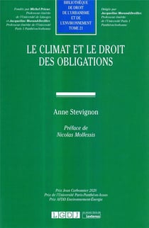 Le climat et le droit des obligations