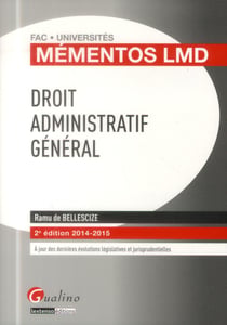 Droit administratif général - 2014-2015 (2e édition)