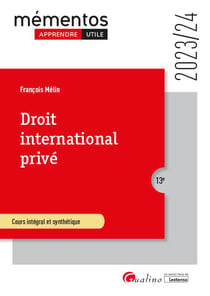 Droit international privé (édition 2023/2024)