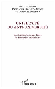 Université ou anti université - les humanités dans l'idée de formation supérieure