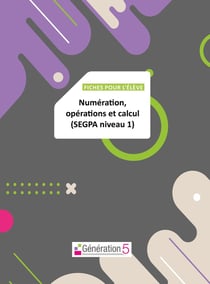 Fiches pour l'élève : Numération, opérations et calcul (SEGPA niveau 1)