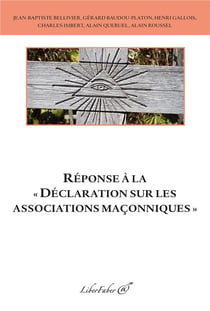Réponse à la déclaration sur les associations maçonniques