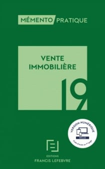 MEMENTO VENTE IMMOBILIERE 2019