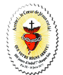 Autocollant sauvegarde du Sacré-Coeur