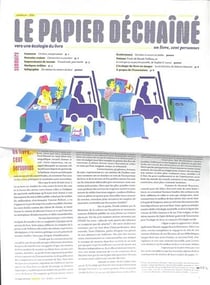 Le papier déchaîné Tome 1 : un livre, cent personnes ?