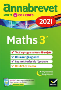 Annabrevet sujets & corrigés (édition 2021)