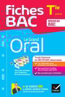 Fiches bac - Le Grand Oral Tle - Bac 2026