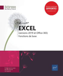 Excel (versions 2019 et Office 365) - fonctions de base