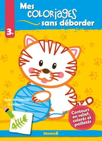 Mes coloriages sans déborder t.3 - chat