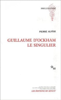 Guillaume d'Ockham, le singulier