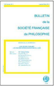 Bulletin de la Société française de philosophie Tome 1 : lire, écrire, publier - l'économie kierkegaardienne du livre