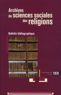 Archives de sciences sociales des religions n.152