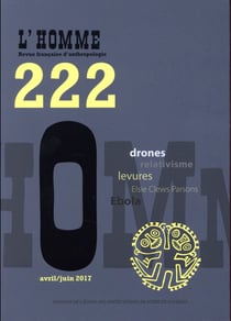 REVUE L'HOMME n.222