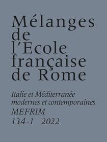 MEFRIM n.134-1 : Scambi mediterranei: diplomatici e libri in età moderna