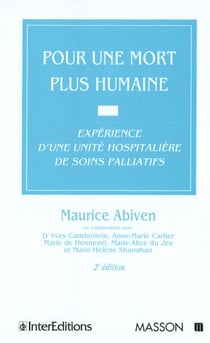 Pour une mort plus humaine (2e edition)