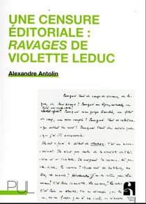 Une censure éditoriale : Ravages de Violette Leduc
