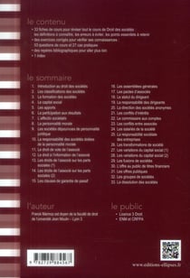 Fiches de droit des societes. 2e edition