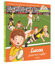 Emma et lucas - lucas joue au rugby
