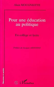 POUR UNE EDUCATION AU POLITIQUE
