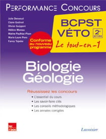 PERFORMANCE CONCOURS : biologie-géologie - 2e année BCPST-véto