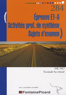ACT PROF DE SYNTHESE SUJETS D'EXAMEN TERM BAC PRO SECRETARIAT