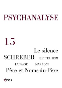 REVUE PSYCHANALYSE n.15 : le silence