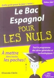 Le bac espagnol pour les nuls