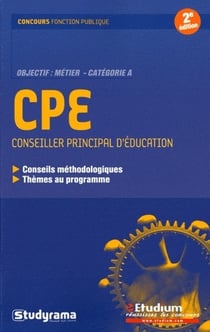 CPE : objectif métier catégorie A conseils méthodologiques thèmes au programme