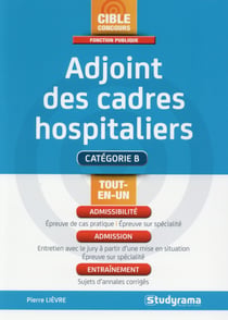 Adjoint de cadre hospitalier - catégorie b