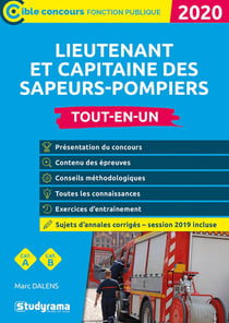 Lieutenant et capitaine des sapeurs-pompiers professionnels (édition 2020)