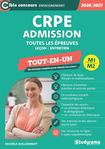 CRPE - Admission - Toutes les épreuves (Concours 2025) : Tout-en-un (édition 2026)