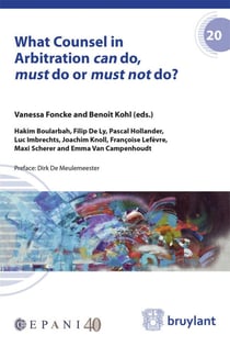 What counsel in arbitration can do, must do or must not do?