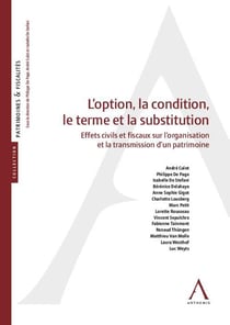 L OPTION, LA CONDITION, LE TERME ET LA SUBSTITUTION
