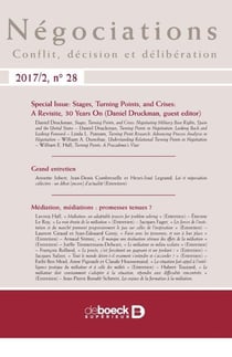 Négociations 2017/2 - 28 - Stages, Turning Points, and Crises: A revisite, 30 Years On / Médiation,
