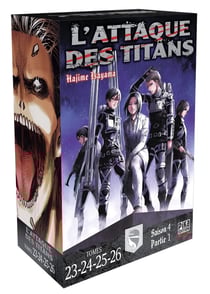 L'attaque des titans : coffret Tomes 23 à 26