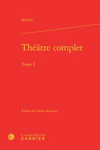 Théâtre complet Tome 1