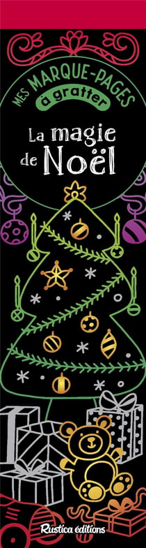 Mes marque-pages à gratter : La magie de Noël