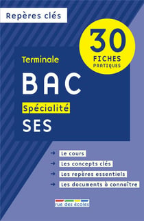 Repères clés bac : spécialité SES