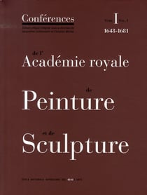 T1-V1 CONFERENCES DE L'ACADEMIE ROYALE DE PEIN
