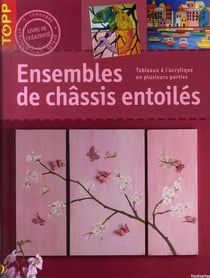 Ensembles de châssis entoilés - tableaux à l'acrylique en plusieurs parties