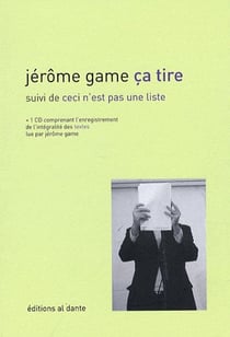 Ça tire - ceci n'est pas une liste