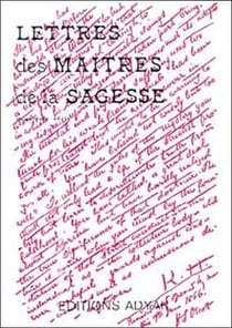 Lettres des maitres de sagesse t.2