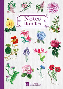 Notes florales - petit carnet de notes
