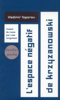 L'espace négatif de Krzyzanowski