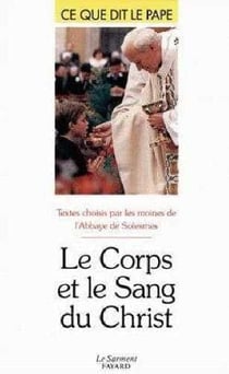 Le corps et le sang du christ