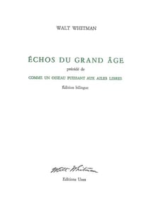 Échos du grand âge - comme un oiseau puissant aux ailes libres