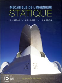 Statique - mécanique de l ingenieur 8e edition (9e édition)