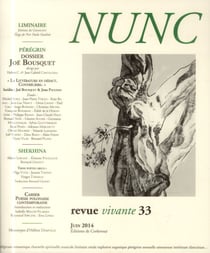 Revue nunc n.33 : dossier Joë Bousquet